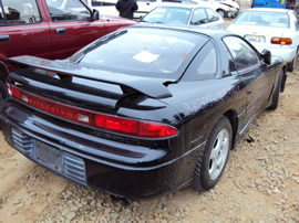 1992 MITSUBISHI 3000GT , V6 , 5 SPEED TRANSMISSION , COLOR - BLACK STK # 103458  