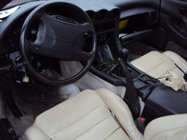 1992 MITSUBISHI 3000GT , V6 , 5 SPEED TRANSMISSION , COLOR - BLACK STK # 103458  