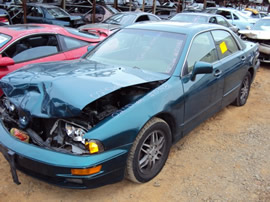 2002 MITSUBISHI DIAMANTE, V6 , AUTOMATIC TRANSMISSION , COLOR - GREEN , STK # 103486