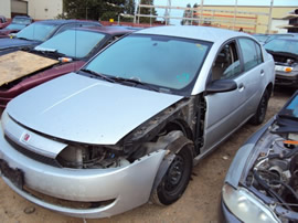 2003 SATURN ION 4CYL , AUTOMATIC TRANSMISSION , COLOR SILVER,  STK # 109765