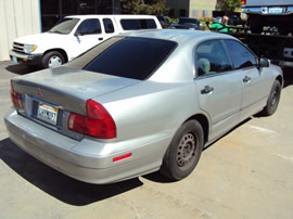 2000 MITSUBISHI DIAMANTE, COLOR SILVER, STK # 103490
