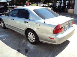 2000 MITSUBISHI DIAMANTE, COLOR SILVER, STK # 103490