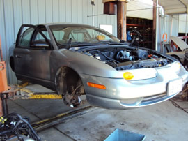 2002 SATURN SL2, AUTOMATIC TRANSMISSION, TWIN CAM, STK # 109766