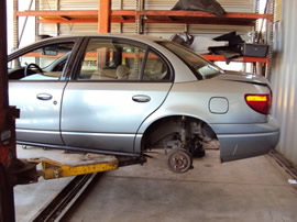 2002 SATURN SL2, AUTOMATIC TRANSMISSION, TWIN CAM, STK # 109766