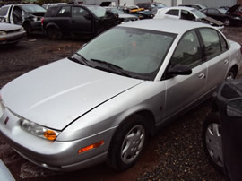 2002 SATURN SL2 4CYL, AUTOMATIC TRANSMISSION , COLOR - SILVER