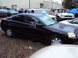2004 MITSUBISHI GALANT 4CYL. AUTOMATIC TRANSMISSION , COLOR - BLACK