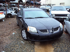2004 MITSUBISHI GALANT 4CYL. AUTOMATIC TRANSMISSION , COLOR - BLACK