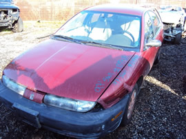 1997 SATURN SW WAGON , COLOR-RED STK# 109769