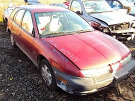 1997 SATURN SW WAGON , COLOR-RED STK# 109769