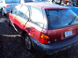 1997 SATURN SW WAGON , COLOR-RED STK# 109769