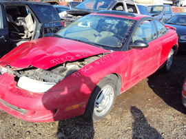 1997 SATURN SC1 TWIN CAM , COLOR-RED, STK # 109770
