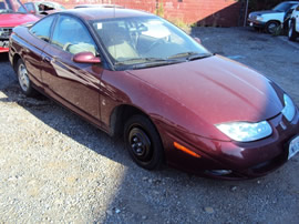 2002 SATURN SC2 COLOR-MAROON STK# 109779