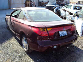 2002 SATURN SC2 COLOR-MAROON STK# 109779