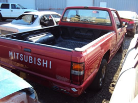 MITSUBISHI MIGHTY MAX D50 TRUCK, COLOR-RED , STK# 103506