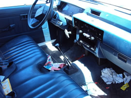 1989 MITSUBISHI TRUCK , 4CYL, 5 SPEED TRANSMISSION, COLOR-WHITE STK# 103507