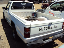 1989 MITSUBISHI TRUCK , 4CYL, 5 SPEED TRANSMISSION, COLOR-WHITE STK# 103507