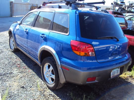 2003 MITSUBISHI OUTLANDER COLOR-BLUE STK#103510