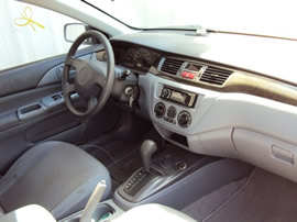 2003 MITSUBISHI LANCER COLOR WHITE, STK# 109782