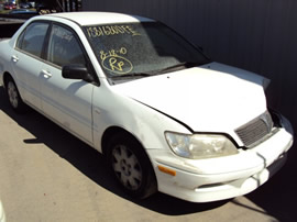 2003 MITSUBISHI LANCER COLOR WHITE, STK# 109782