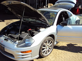 1997 MITSUBISHI ECLIPSE COLOR SILVER, STK#103521