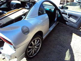 1997 MITSUBISHI ECLIPSE COLOR SILVER, STK#103521