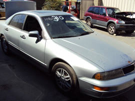 2001 MITSUBISHI DIAMANTE COLOR SILVER, STK # 103524