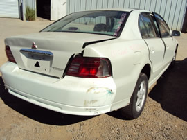 2000 MITSUBISHI GALANT, AUTOMATIC TRANSMISSION, COLOR WHITE, STK# 103527