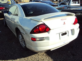 2001 MITSUBISHI ECLIPSE 4CYL, AUTOMATIC TRANSMISSION , COLOR WHITE, STK # 103532