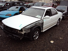 1992 MITSUBISHI DIAMANTE, COLOR WHITE, STK # 103537