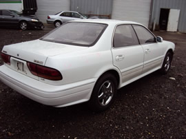 1992 MITSUBISHI DIAMANTE, COLOR WHITE, STK # 103537