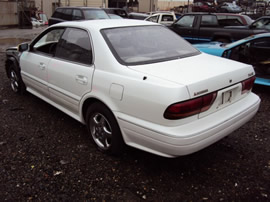 1992 MITSUBISHI DIAMANTE, COLOR WHITE, STK # 103537