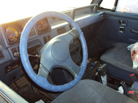 1990 MITSUBISHI MONTERO, COLOR BLUE, STK# 113544