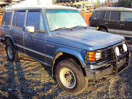 1990 MITSUBISHI MONTERO, COLOR BLUE, STK# 113544