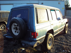 1990 MITSUBISHI MONTERO, COLOR BLUE, STK# 113544