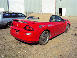 2001 MITSUBISHI ECLIPSE CONVERTIBLE, 3.0L ENGINE, AUTOMATIC TRANSMISSION, COLOR RED, STK # 113552 