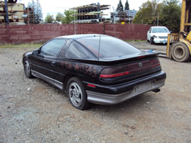 1990 MITSUBISHI EAGLE TALON TSI, 2.0 L ENGINE, TRB MT AWD, COLOR - BLACK , STK #  113553