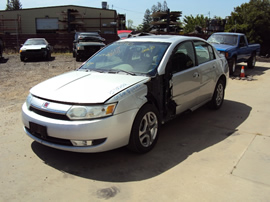 2004 SATURN ION 4 DOOR SEDAN,2.2L MT FWD COLOR SILVER , STK # 119799