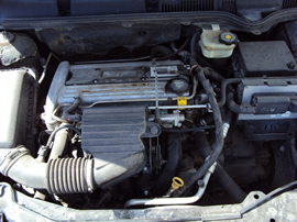 2004 SATURN ION 4 DOOR SEDAN,2.2L MT FWD COLOR SILVER , STK # 119799