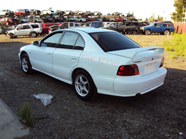 ? 1999 MITSUBISHI GALANT,3.0L ENGINE, AUTOMATIC TRANSMISSION, COLOR WHITE, STK# 113560
