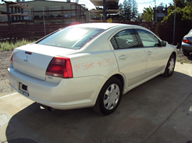 2004 MITSUBISHI GALANT 2.4L ENGINE, AUTOMATIC TRANSMISSION, COLOR WHITE, STK# 113561