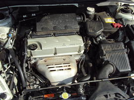 2004 MITSUBISHI GALANT 2.4L ENGINE, AUTOMATIC TRANSMISSION, COLOR WHITE, STK# 113561