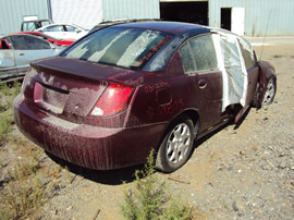 2003 SATURN ION SEDAN COLOR RED STK # 119805