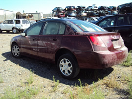 2003 SATURN ION SEDAN COLOR RED STK # 119805