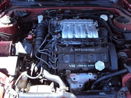 1995 MITSUBISHI 3000 NON TURBO COLOR RED STK 113566