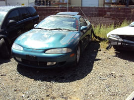 1996 MITSUBISHI ECLIPSE COUPE COLOR GREEN STK 113569