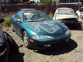 1996 MITSUBISHI ECLIPSE COUPE COLOR GREEN STK 113569