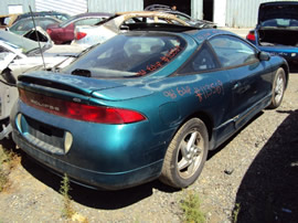 1996 MITSUBISHI ECLIPSE COUPE COLOR GREEN STK 113569