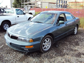1997 MITSUBISHI DIAMANTE LE MODEL 3.5L AT COLOR GREEN STK # 113577
