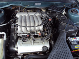 1997 MITSUBISHI DIAMANTE LE MODEL 3.5L AT COLOR GREEN STK # 113577