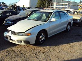 2003 MITSUBISHI GALANT ES MODEL 2.4L AT COLOR WHITE STK # 113582
